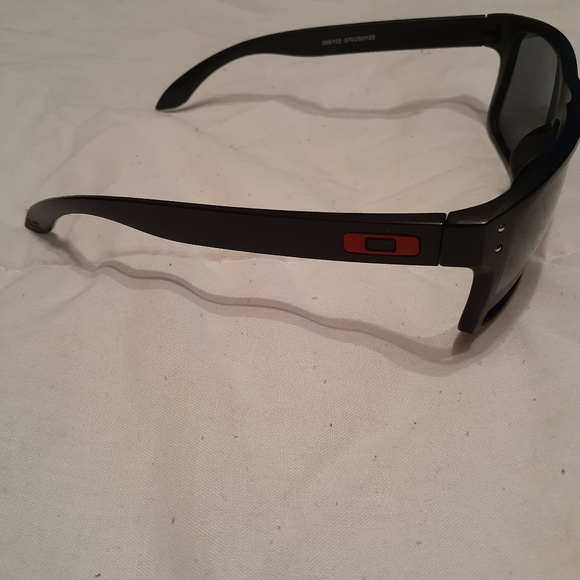 Other - Oakley Holbrook Sunglasses Black W/ Red